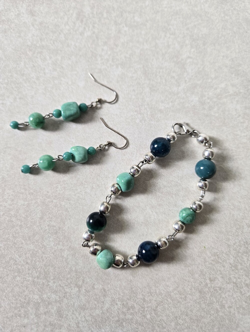 Handmade Bohemian Earrings & Bracelet Set